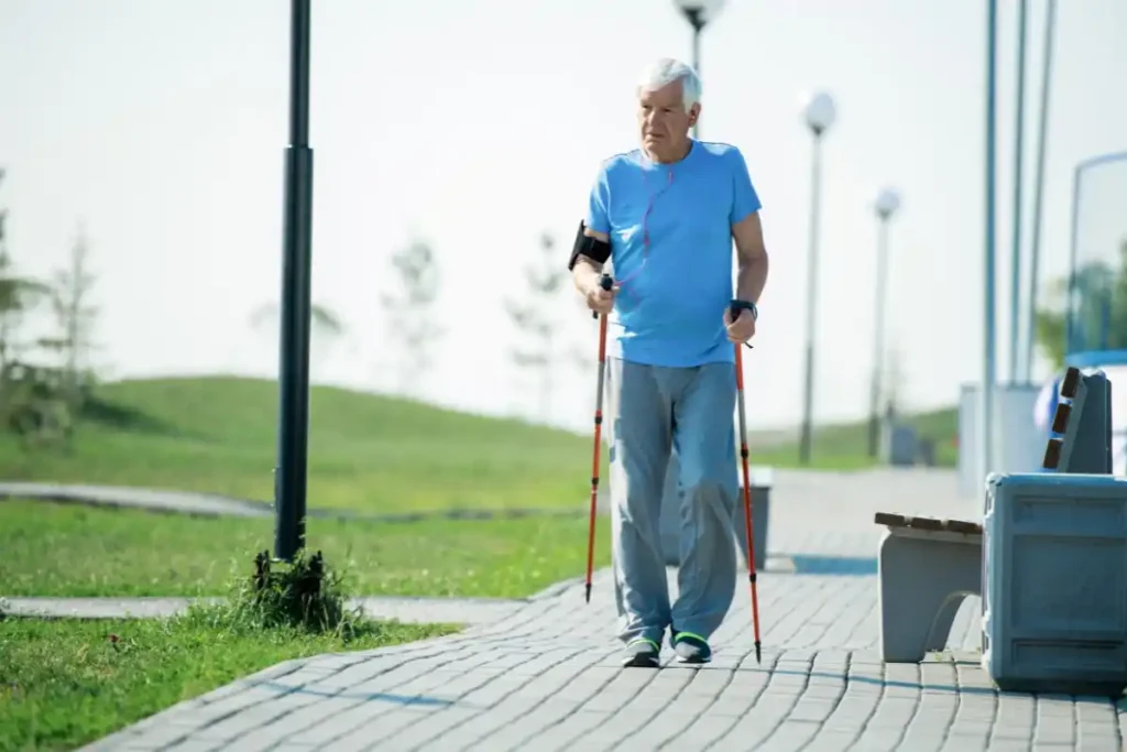 Benefits of Walking with Poles for Seniors